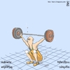 Cartoon: Underwater weightlifting (small) by raim tagged weightlifting,underwater,olympics,games