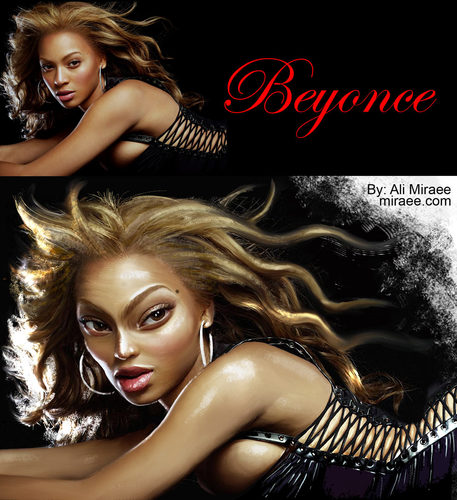 Cartoon: Beyonce (medium) by Ali Miraee tagged singer,caricature,mirayi,miraie,miraee,ali,beyonce