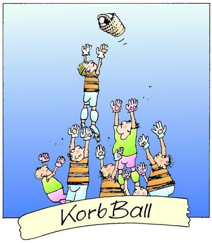 Cartoon: SPORT ist COOL! (medium) by Zotto tagged eislauf,ringkampf,hammerwerfen,hindernislauf,korbball,kugelstoßen,bogenschießen,wasserball
