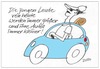 Cartoon: Little car (small) by Zotto tagged verkehrschaos,parkraumnot