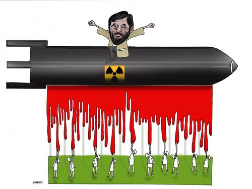 Cartoon: Afghan Execution in IRAN (medium) by Shahid Atiq tagged 0118