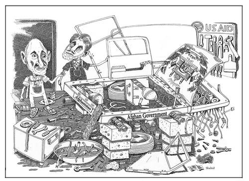 Cartoon: Afghanistan (medium) by Shahid Atiq tagged 0204