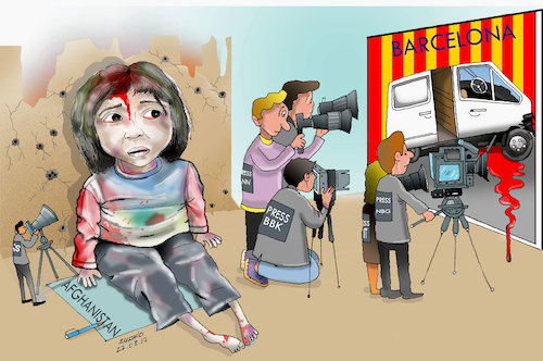 Cartoon: Crystal Clear hypocrisy! (medium) by Shahid Atiq tagged afghanistan,balkh,helmand,kabul,london,nangarhar,and,ghor,attack