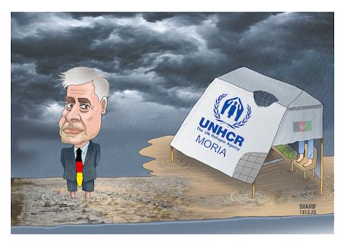 Cartoon: German M.o.I. Minister (medium) by Shahid Atiq tagged germany