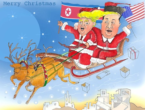Cartoon: Merry christmas! (medium) by Shahid Atiq tagged world