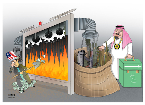 Cartoon: Stop Producing arms! (medium) by Shahid Atiq tagged world