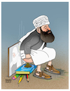 Cartoon: ... Against Education! (small) by Shahid Atiq tagged afghanistan