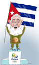 Cartoon: Happy birthday Great Castro (small) by Shahid Atiq tagged afghanistan,kabul,syria,iran,switzerland,schweiz,usa,france,football,safi,cartooneu,uk,safe,atiq,fara,shahid,nice,caricatue,cartoon,on,entry,fidel,castro