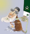 Cartoon: Hekmatyar rejected peace! (small) by Shahid Atiq tagged afghanistan