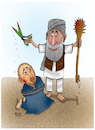 Cartoon: Human Rights! (small) by Shahid Atiq tagged afghanistan