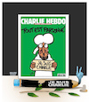 Cartoon: Justice for Charlie Abdo ! (small) by Shahid Atiq tagged france