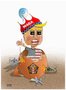 Cartoon: Oil and Fire at Easter! (small) by Shahid Atiq tagged eu