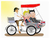 Cartoon: On the way to Vietnam ! (small) by Shahid Atiq tagged vietnam