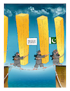 Cartoon: Pakistan looting Afghanistan! (small) by Shahid Atiq tagged afghanistan