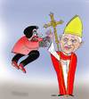 Cartoon: Pope (small) by Shahid Atiq tagged 091