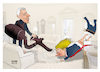 Cartoon: Sweeping the White House ! (small) by Shahid Atiq tagged usa