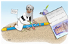 Cartoon: Taliban bannend poetry! (small) by Shahid Atiq tagged afghanistan
