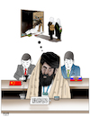 Cartoon: Taliban in Int. conferences! (small) by Shahid Atiq tagged afghanistan