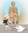 Cartoon: Taliban peace process ! (small) by Shahid Atiq tagged afghanistan