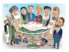 Cartoon: Taliban peace talk ? (small) by Shahid Atiq tagged afghanistan