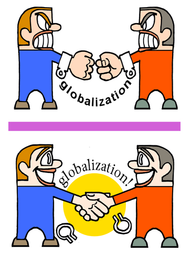 Cartoon: globalization (medium) by gonopolsky tagged globalization,relationship