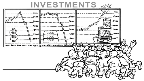 Cartoon: the most reliable investment (medium) by gonopolsky tagged burse,investment