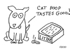 Cartoon: Gross But Cute (small) by Deborah Leigh tagged grossbutcute,deborahleigh,dog,cat,poop