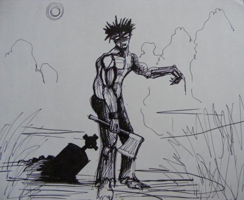 Cartoon: Zombie Sketch (medium) by gianlucasanvido tagged zombie,