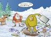 Cartoon: Search Gift For The Yeti (small) by llobet tagged yeti,santa,claus,christmas,gift,find