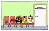 Cartoon: anger management (small) by sardonic salad tagged angry,birds,gaming,cartoon,comic,anger,management,sardonic,salad