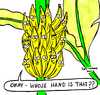 Cartoon: personal space (small) by sardonic salad tagged banana cartoon comic personal space
