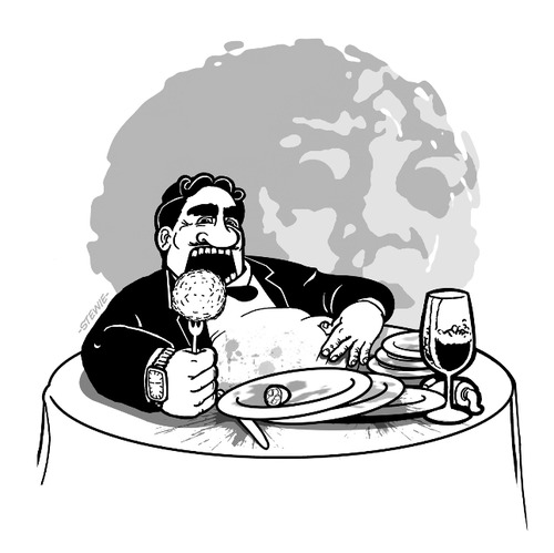 Cartoon: Feed the Rich (medium) by stewie tagged rich