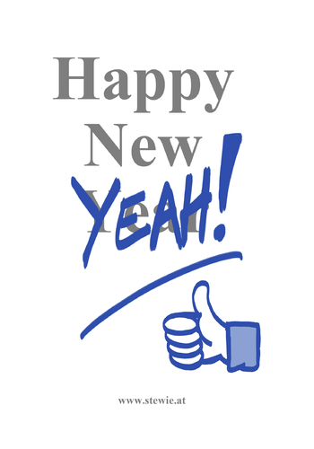 Cartoon: Happy New YEAH (medium) by stewie tagged new,year