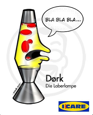 Cartoon: Laberlampe (medium) by stewie tagged laberlampe