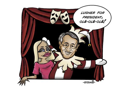 Cartoon: Lugner for President (medium) by stewie tagged lugner