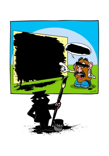 Cartoon: Politically Correct 2.0 (medium) by stewie tagged freedom,of,speech