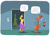 Cartoon: Krankheitsvertretung (small) by SCHÖN BLÖD tagged thomas,luft,cartoon,lustig,krankheit,vertretung,osterhase,hase,weihnachten,weihnachtsbaum,christmas