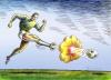 Cartoon: firing! (small) by javad alizadeh tagged firing shot football
