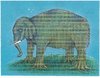 Cartoon: elephant (small) by ercan baysal tagged elephant foot root tree ercan animals animal tiere baysal satire art illustration blue cartoon