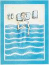 Cartoon: sea (small) by ercan baysal tagged beach,sand,sun,life,book,cover,türkiye,tag,word,magazine,newspaper,handmade,work,artwork,seaman,turkey,turguie,ercanbaysal,humor,grafik,image,art,cartoon,dream,fantasy