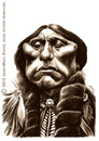 Cartoon: Quanah Parker (small) by jmborot tagged quanah,parker,indiens,caricatures,jmborot