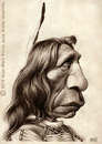 Cartoon: Red Cloud (small) by jmborot tagged red cloud sioux indians caricature jmborot
