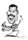 Cartoon: Freddie Mercury (small) by bpatric tagged famous people