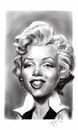 Cartoon: Marilyn Monroe (small) by bpatric tagged star