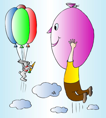 Cartoon: Balloons (medium) by Alexei Talimonov tagged balloons