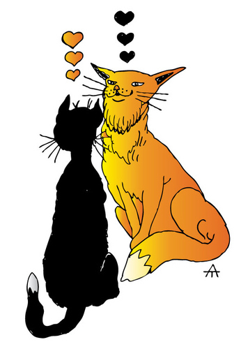 Cartoon: Cats (medium) by Alexei Talimonov tagged cats