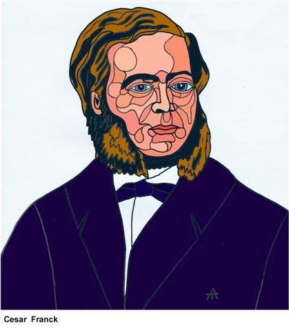 Cartoon: Cesar Franck (medium) by Alexei Talimonov tagged cesar,franck