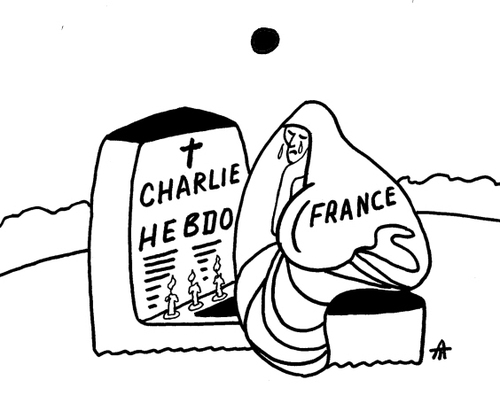 Cartoon: Charlie Hebdo (medium) by Alexei Talimonov tagged charlie,hebdo