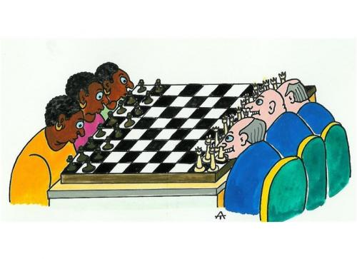 Cartoon: Chess (medium) by Alexei Talimonov tagged chess