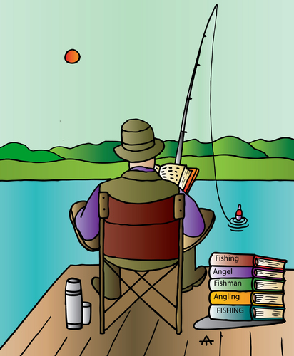 Cartoon: Fishing (medium) by Alexei Talimonov tagged fishing